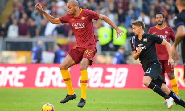 Рома без проблеми срещу Сампдория (видео)